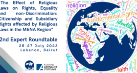 2nd Expert Roundtable on The Effect of Religious Laws on Rights, Equality and non-Discrimination: 25-27 July 2023, Beirut, Lebanon